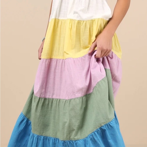 Roxy Orange and White Dress - Picture 4 of 9